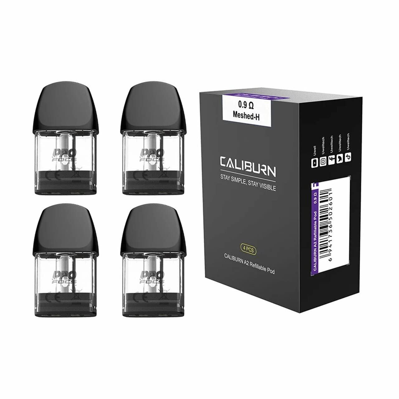 Uwell caliburn A2 pods pack of 4