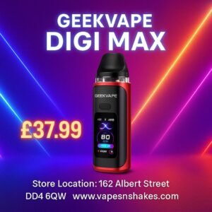 Geekvape Digi Max Vape Device with sleek design and 80W power