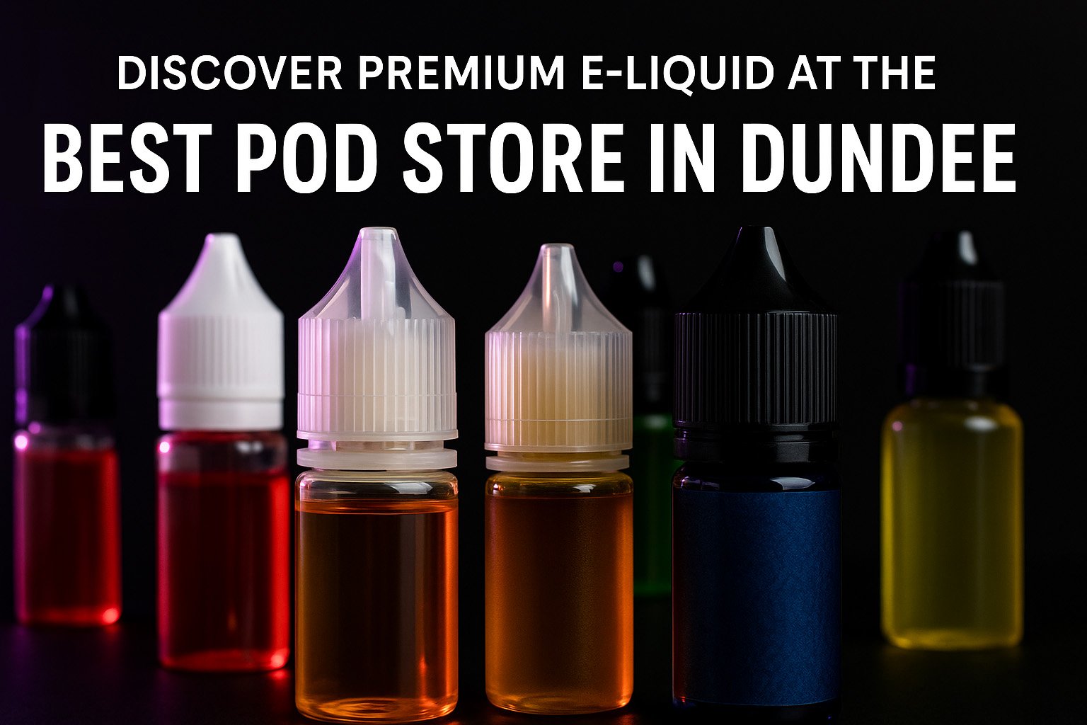 Discover Premium E-Liquid at the Best Pod Store in Dundee