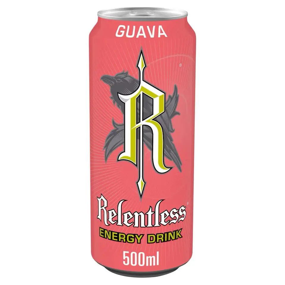 Relentless guava energy drink 500ml
