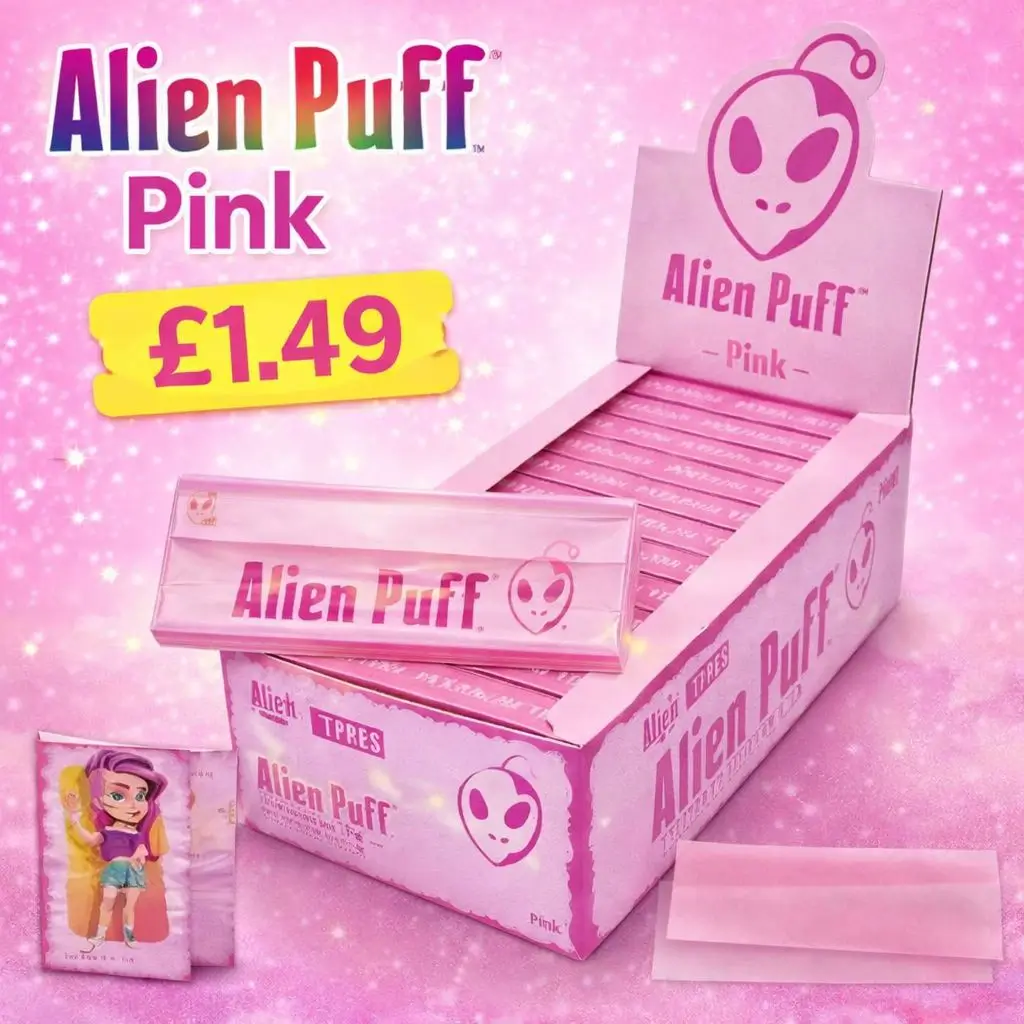 Alien puff pink without tips