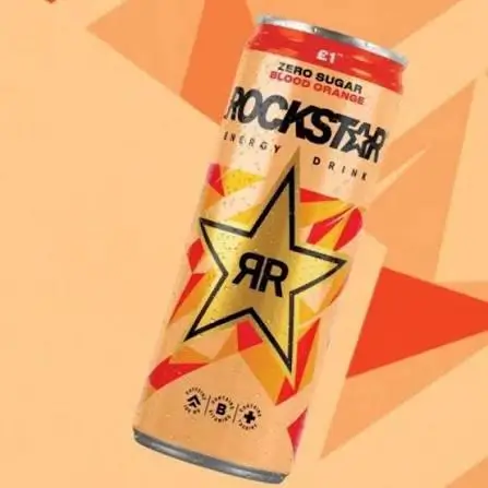 Rockstar zero sugar blood orange 330ml