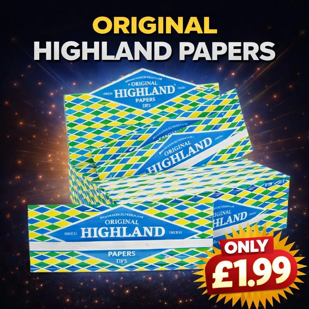 Original highland papers with tips