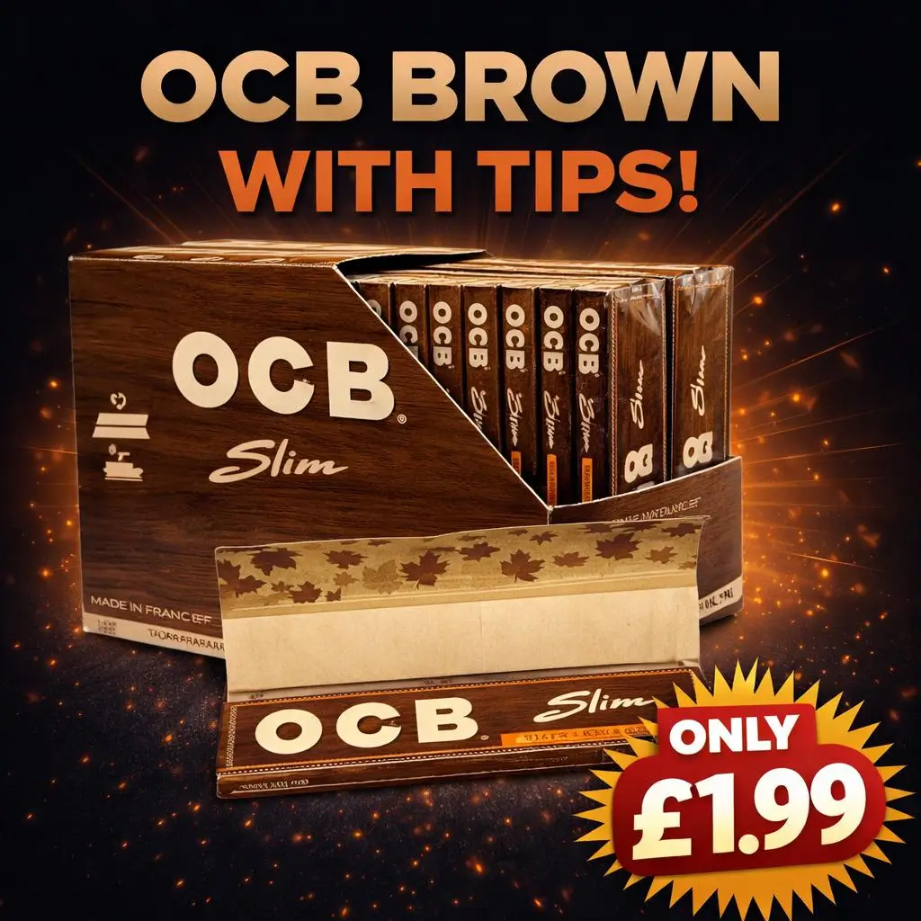 OCB brown with tips
