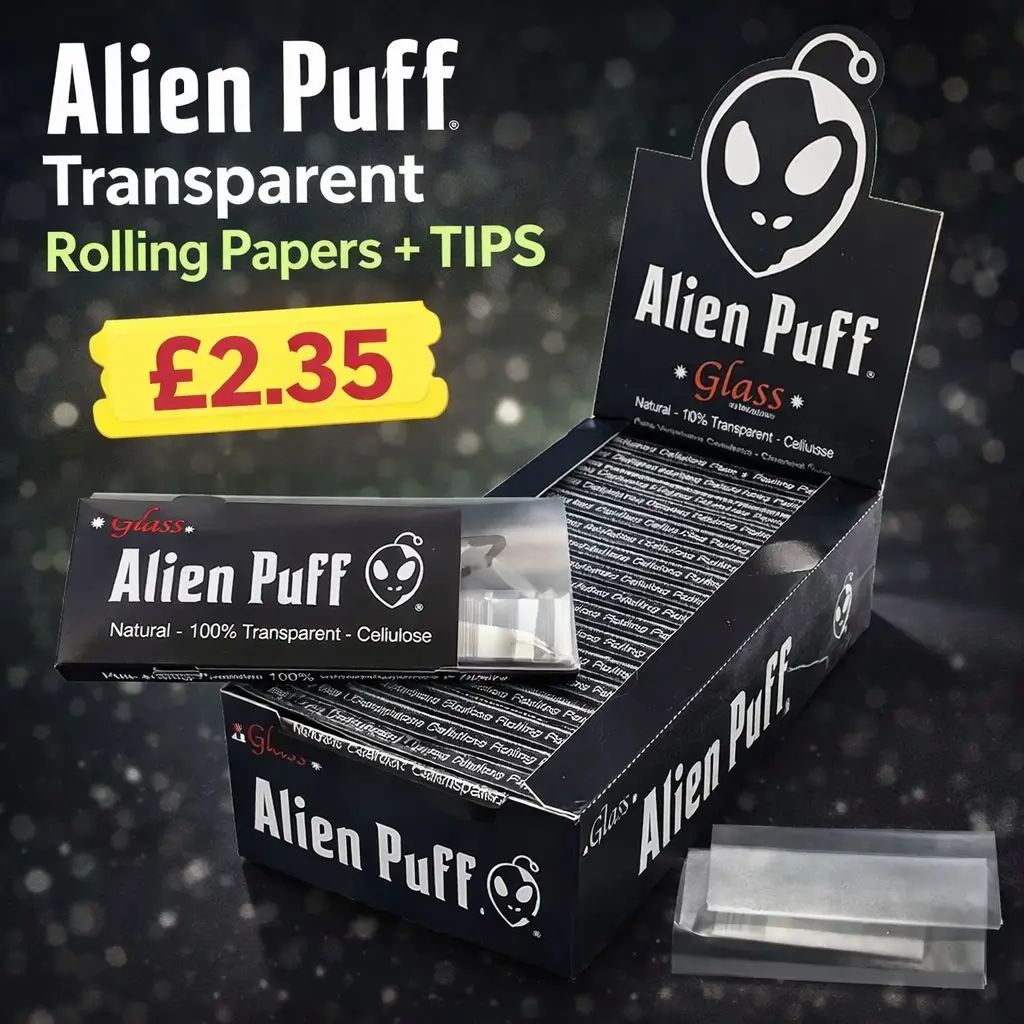 Alien puff transparent without tips.