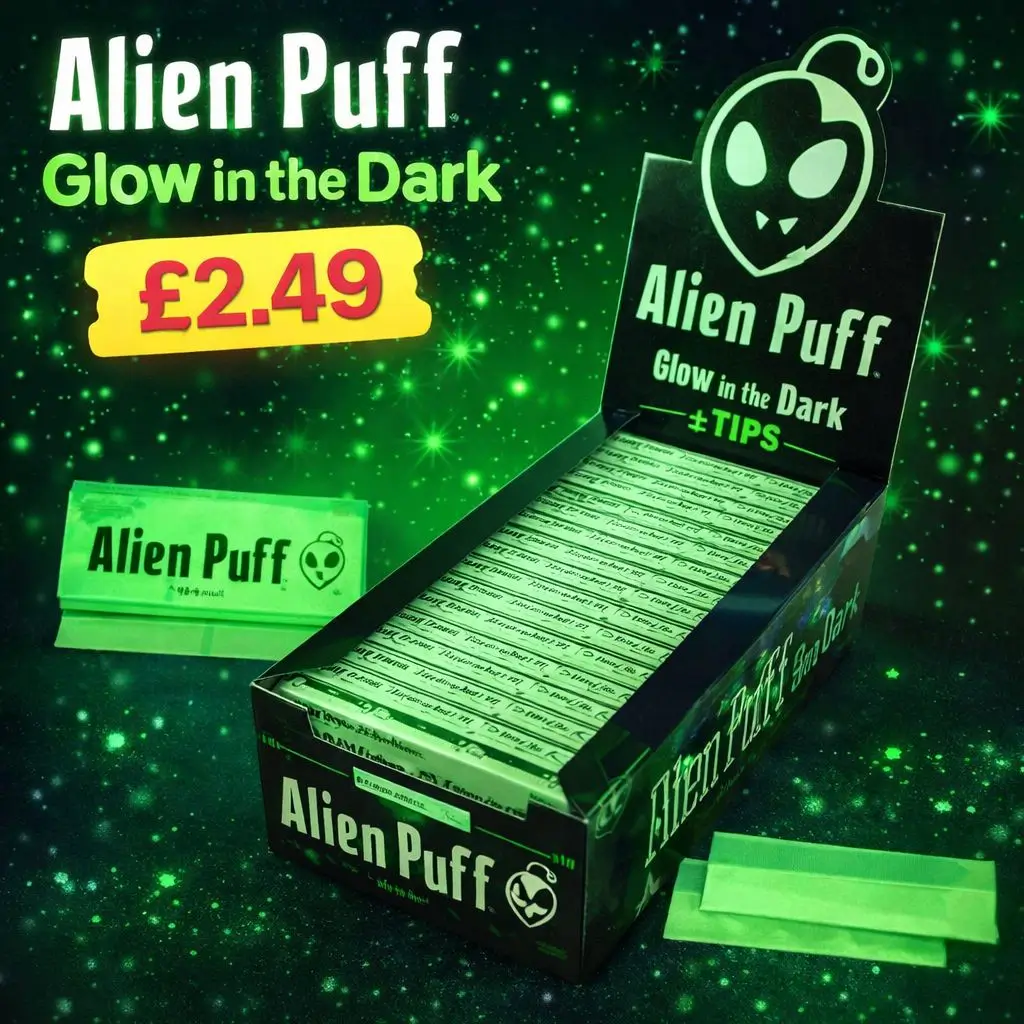 Alien puff glow in the dark