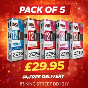 IVG pro 12 10K pods pack of 5 for £29.95(FREE DELIVERY)